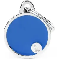 My Family Handgemaakt Klein Rond Huisdierenlabel