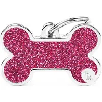 My Family Shine Bone Small Naamplaatje Voor Huisdieren