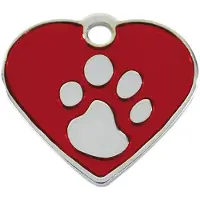 Imarc Heart 2.5x2 Cm Naamplaatje Voor Huisdieren