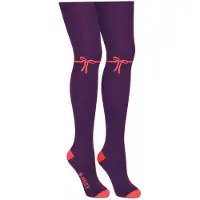 B.NOSY Marley katoenen maillot met print - paars/koraalrood Meisjes Stretchkatoen - maat 110/116