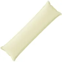 vidaXL Kussen met kussen HOUTEN Crèmekleurig 40 x 145 cm Polyester