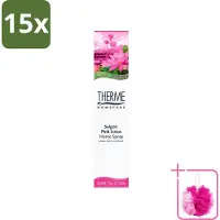 Therme 15 x - Interieurspray - Saigon Pink Lotus - Oosterse Romantiek in Huis - 60 ml - Bulkverpakking - Interieurspray - Douchemop - Geur