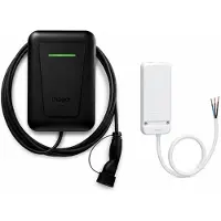 Hager Witty Plus laadpaal 22kW type 2 MID met kabel 6,5m - zwart + P1 loadbalancing module (ZZ26EVCS2)