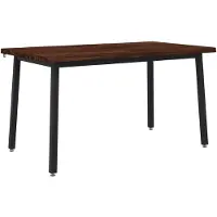 vidaXL Eettafel met levendige rand 140 x 80 x 75 cm