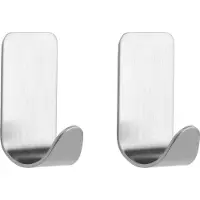 Tiger - Handdoekhaak Basic - 2 stuks - RVS geborsteld