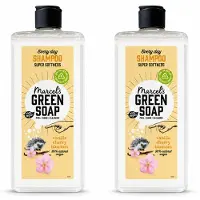 Marcels Green Soap 2 x Marcel's Green Soap Dagelijkse Shampoo - Vanille & Kersenbloesem - 300 ml - Voordeelverpakking - 2 stuks