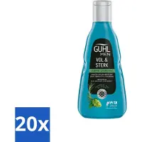 Guhl 20 x - Shampoo - Men Vol & Sterk - 250 ml - Voordeelverpakking - 20 stuks