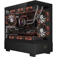 KEEP OUT XC-301: Glas, PC, Zwart, ITX, Micro ATX, SPCC, Staal, Gehard glas, Gaming, Amber, Blauw, Groen, Rood