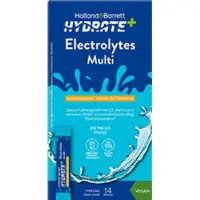 Holland & Barrett 1+1 gratis | Hydrate+ Electrolytes Multi Ananas - 14 sticks