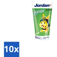 Jordan 10 x - Junior - Tandpasta - 6-12 jaar - 50 ml - Voordeelverpakking - 10 stuks
