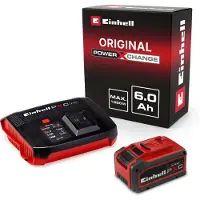 Einhell 18 V/4-6 Ah Power X-Change starter kit - 1x 4-6 Ah Accu en snellader - universeel voor alle Power X-Change machines