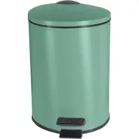 Spirella Vuilnisemmer Cannes - zandbeige - 3 liter - metaal - 17 x 25 cm