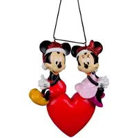 Kurt S. Adler Ornament plastic mickey verliefd l12cm