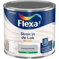 Flexa - Strak In De Lak Binnenlak Mat - Greasy Gravel - 500 Ml - Kleur Van Het Jaar 2027