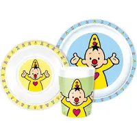 Studio 100 — Kinderservies Eetset — Bord, Kom en Beker — 3‑delig — Voor Dagelijks Gebruik