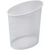 Alba - corbeilles à papier - corbeille à papier mesh - blanc