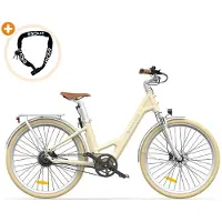 Ado Air 28 Pro - Elektrische Fiets - 28 inch - 250W motor - Actieradius tot 100 km - Hydraulische schijfremmen - 346Wh accu - Lage instap - Latte