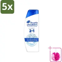 Head & shoulders 5 x – 2-in-1 – Classic – 300 ml - Bulkverpakking - Anti-roos shampoo - Douchemop - 2-in-1 shampoo