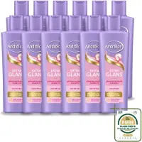 Unilever 12 x Andrélon Extra Glans Shampoo - 250 ml - Voorraadverpakking - 12 stuks