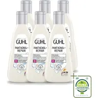 Guhl 6 x Panthenol+ Herstellende Shampoo - 250 ml - Grote verpakking - 6 stuks
