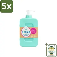 Seepje 5 x - Handzeep - Zachte Geur - Lavendel met Tonka - 300 ml - Wasstrips - Handzeep - Natuurlijke Handzeep - Handverzorging - Zachte Geur - Lavendel