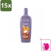 Unilever 15 x - Glans - Shampoo - 450 ml - Bulkverpakking - Glans haar - Douchemop - Natuurlijke glans