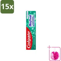 Colgate 15 x - Max Fresh Clean Mint - Tandpasta - 100ml - Bulkverpakking - Tandpasta - Douchemop - Tanden reinigen