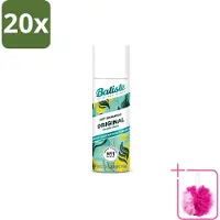Batiste 20 x - Classic Clean - Droogshampoo - Koele en Schone Geur - Verfrist en Geeft Grip - 50ml - Bulkverpakking - Fris haar - Douchemop - Droogshampoo