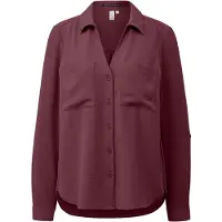 QS Blouse donkerrood