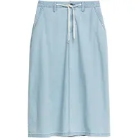 s.Oliver Skirts Blue Denim Maat: 44 | Midi Rokken Outlet | Dames | Blauw