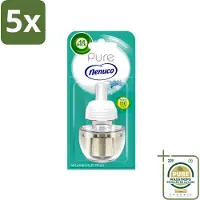 Air Wick 5 x - Luchtverfrisser Navulling - Pure Nenuco - Elektrische Geurverspreider - 19 ml - Wasstrips - Nenuco Geur - Luchtverfrisser - Elektrische Geurverspreider - Navulling - Essentiële Oliën