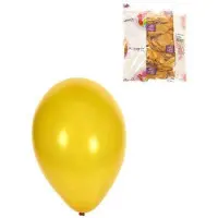 Partyxplosion Ballonnen Goud 100 stuks nr 12