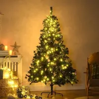 Selius Kerstboom – Kunstkerstboom – 180 cm – 745 Tips – Metalen Standaard – Geschikt Voor Binnen en Buiten – Realistisch Design