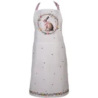 Clayre & Eef Keukenschort 70x85 cm Beige Katoen