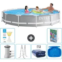 Intex Prism Frame Zwembad, rond - 366x76 cm - 5-delig, model S318