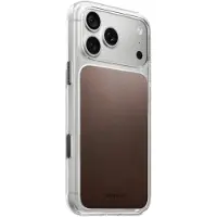 Nomad Doorzichtig Horween Leather iPhone 18 Pro Max Hoesje Rustic Bruin