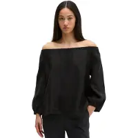 Marc O'Polo regular fit blouse van puur linnen met carmenhals