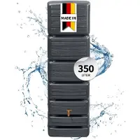 4Rain SLIM WOOD DECOR wandtank 350 L graphite grey