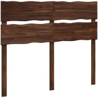 vidaXL Live Edge Hoofdbord ROSTOCK Donkerbruin 150 cm