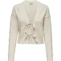 ONLY Gebreid vest 'ONLFia' wolwit