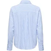 ONLY Blouse 'ONLBerit' lichtblauw / wit