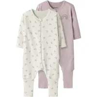 Name it Nachtkledij blauw / oudroze / wolwit