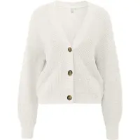 QS Gebreid vest ecru