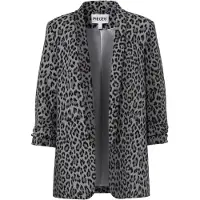 Pieces Blazers 'PCBosella' donkergrijs / zwart