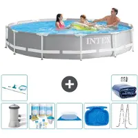 Intex Prism Frame Zwembad, rond - 366x76 cm - 8-delig, model S20575
