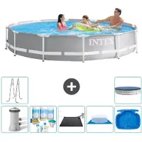 Intex Prism Frame Zwembad, rond - 366x76 cm - 8-delig, model S21198