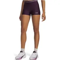 Under Armour HeatGear Shorty-PPL Dames Sportbroek - Paars Echo - Mauve Roze