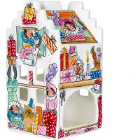 Blond Amsterdam , Sint: Lichthuisje trapgevel Pietenhuis