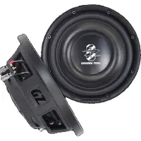 Ground Zero GZRW 300-D2 FLAT – 12 inch Ondiepe Subwoofer – 450W RMS – 2x 2 Ohm – Radioactive Serie