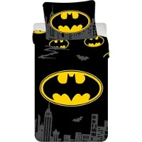 Jerry Fabrics Batman Dekbedovertrek City 140 x 200 cm - katoen -70 x 90 cm
